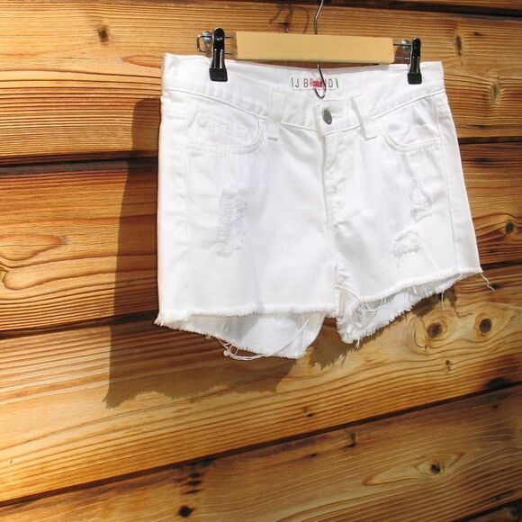 J Brand Cut Off Distressed Vixen Shorts - Picture 3 of 9